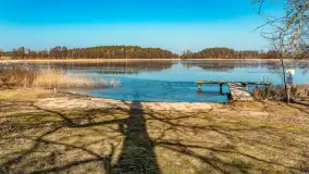 Plaża w Kleszczewie i jezioro Wojnowo, marzec 2025 r. - zdjęcie 2