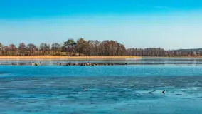 Plaża w Kleszczewie i jezioro Wojnowo, marzec 2025 r. - zdjęcie 22