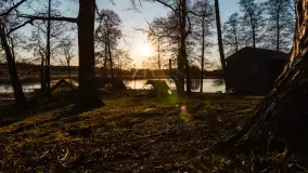 Zachód słońca nad Bindugą Zimny Kąt, marzec 2025r. - zdjęcie 5