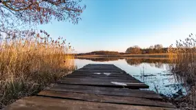 Zachód słońca nad Bindugą Zimny Kąt, marzec 2025r. - zdjęcie 8