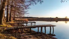 Zachód słońca nad Bindugą Zimny Kąt, marzec 2025r. - zdjęcie 6