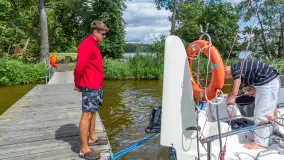 Jeszcze jeden raz nad Jeziorakiem z wizytą w szkole żeglarstwa Ważka - zdjęcie 28