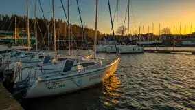 Zachód słońca w AZS Wilkasy, kwiecień 2025 r. - zdjęcie 9