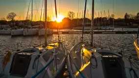 Zachód słońca w AZS Wilkasy, kwiecień 2025 r. - zdjęcie 13