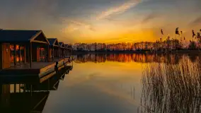 Zachód słońca nad Sztynortem, kwiecień 2025 r. - zdjęcie 18