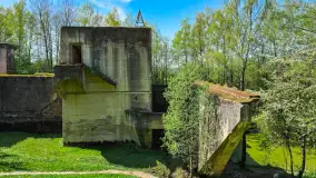 Śluza Leśniewo Górne, Kanał Mazurski, kwiecień 2025 r. - zdjęcie 2