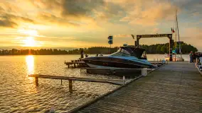 Zachód słońca nad jeziorem Bocznym, Marina Lester Club, maj 2025 r. - zdjęcie 22