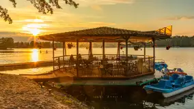 Zachód słońca nad jeziorem Bocznym, Marina Lester Club, maj 2025 r. - zdjęcie 16