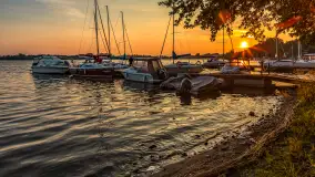 Zachód słońca w porcie Piękny Brzeg, czerwiec 2025 r. - zdjęcie 36