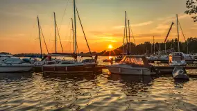 Zachód słońca w porcie Piękny Brzeg, czerwiec 2025 r. - zdjęcie 32