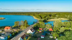 Okartowo, jeziora Śniardwy i Tyrkło z drona, lato 2025 r. - zdjęcie 9