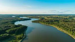 Okartowo, jeziora Śniardwy i Tyrkło z drona, lato 2025 r. - zdjęcie 14