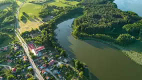 Okartowo, jeziora Śniardwy i Tyrkło z drona, lato 2025 r. - zdjęcie 33