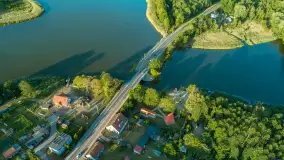 Okartowo, jeziora Śniardwy i Tyrkło z drona, lato 2025 r. - zdjęcie 35