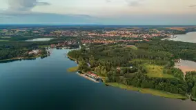 Zachód słońca nad jeziorem Kisajno, Oczy Mazur, lipiec 2025 r.  - zdjęcie 6