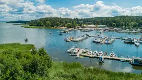 Wilkasy i jezioro Niegocin z lotu ptaka, lipiec 2025 r. - zdjęcie 12