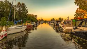 Stanica Zielony Gaj i zachód słońca nad jeziorem Kotek Wielki, czerwiec 2025 r. - zdjęcie 3