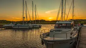 Stanica Zielony Gaj i zachód słońca nad jeziorem Kotek Wielki, czerwiec 2025 r. - zdjęcie 7