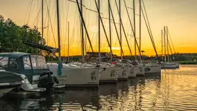 Stanica Zielony Gaj i zachód słońca nad jeziorem Kotek Wielki, czerwiec 2025 r. - zdjęcie 24