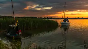 Zachód słońca nad jeziorem Tajty, lipiec 2025 r. - zdjęcie 13