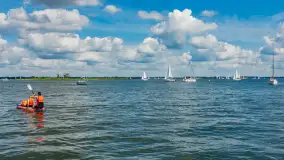 Jezioro Niegocin widziane z Wilkas, lipiec 2025 r. - zdjęcie 13