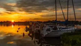 Zachód słońca nad jeziorem Bocznym, lipiec 2025 r. - zdjęcie 21