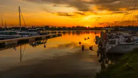 Zachód słońca nad jeziorem Bocznym, lipiec 2025 r. - zdjęcie 14