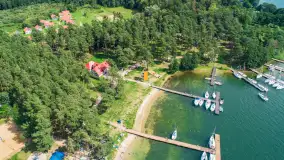 Jezioro Święcajty i Piękny Brzeg z lotu ptaka, sierpień 2025 r. - zdjęcie 29