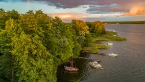 Zachód słońca z tęczą w tle, przystań Nautica, sierpień 2025 r. - zdjęcie 6