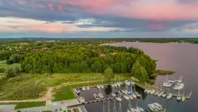 Zachód słońca z tęczą w tle, przystań Nautica, sierpień 2025 r. - zdjęcie 47