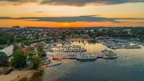 Zachód nad Wilkasami i portem AZS Wilkasy, sierpień 2025 r. - zdjęcie 11