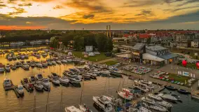 Zachód słońca nad Giżyckiem i Ekomariną, sierpień 2025 r. - zdjęcie 18