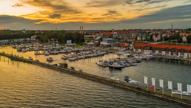 Zachód słońca nad Giżyckiem i Ekomariną, sierpień 2025 r. - zdjęcie 7