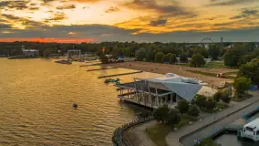 Zachód słońca nad Giżyckiem i Ekomariną, sierpień 2025 r. - zdjęcie 31