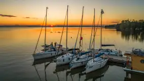 Ostatnie dzień wakacji, zachód słońca nad jeziorem Dargin - zdjęcie 10