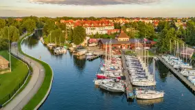 Zachód słońca w Węgorzewie, port Keja, sierpień 2025 r. - zdjęcie 17