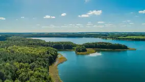 Mazury z lotu ptaka, końcówka sierpnia - wrzesień 2025 r. - zdjęcie 6