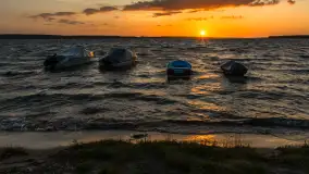 Czerwcowy zachód słońca w Pierkunowie, jezioro Kisajno - zdjęcie 5