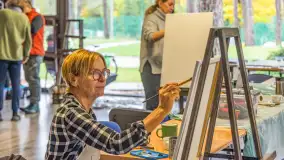 Międzynarodowy Plener Malarski w Resorcie Niegocin, fotorelacja z warsztatów - zdjęcie 13