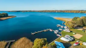 Jezioro Święcajty i Ognisty Ptak z drona, jesień 2025 r. - zdjęcie 17