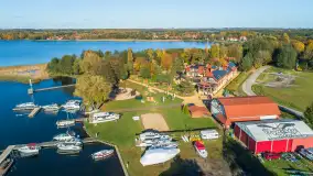 Jezioro Święcajty i Ognisty Ptak z drona, jesień 2025 r. - zdjęcie 13