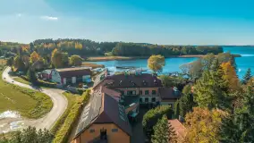 Jezioro Święcajty i Ognisty Ptak z drona, jesień 2025 r. - zdjęcie 8