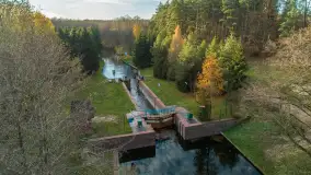 Jesienna śluza Przerwanki, jezioro Gołdopiwo i rzeka Sapina - zdjęcie 1