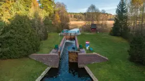 Jesienna śluza Przerwanki, jezioro Gołdopiwo i rzeka Sapina - zdjęcie 29