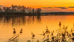 Zachód słońca nad jeziorem Niegocin, listopad 2025 r. - zdjęcie 27