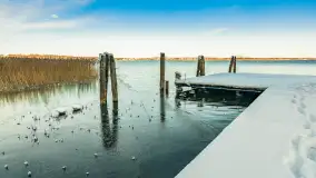 Zima w porcie Resort Niegocin, grudzień 2025 r. - zdjęcie 27