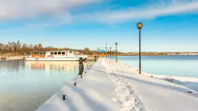 Zimowa sceneria w AZS Wilkasy nad Niegocinem, grudzień 2025 r. - zdjęcie 16