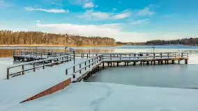 Zima w Łabędzim Ostrowiu w Pięknej Górze, Grudzień 2025 r. - zdjęcie 13