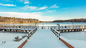 Zima w Łabędzim Ostrowiu w Pięknej Górze, Grudzień 2025 r. - zdjęcie 11