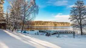 Zima w Łabędzim Ostrowiu w Pięknej Górze, Grudzień 2025 r. - zdjęcie 34